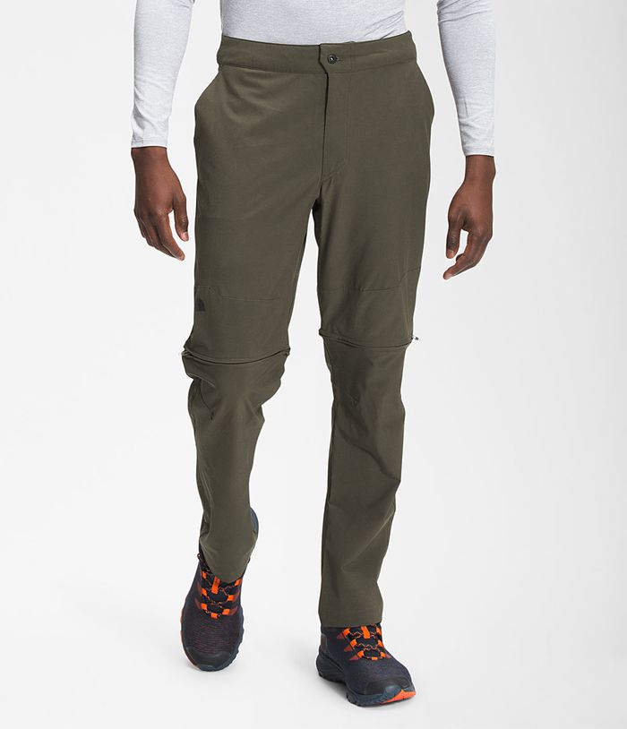 The North Face Mens Pants Paramount Active Convertible 410EBXFON - Dark Green
